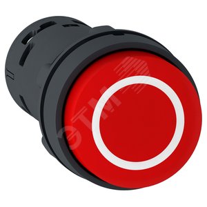 КНОПКА 22ММ КРАСНАЯ С ВЫСТУПАЮЩИМ ТОЛКАТЕЛЕМ С МАРКИРОВКОЙ О | XB7NL4532 | Schneider Electric