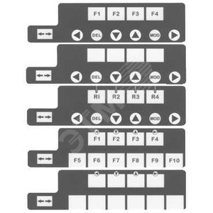 ЛИСТ С МАРКИРОВКОЙ КЛ.ДЛЯ XBT RT500 - Schneider Electric