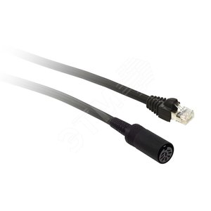 КАБЕЛЬ ПЛК(MINI-DIN)<->XBT(RJ45), 10M - Schneider Electric