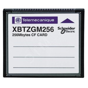КАРТА ПАМЯТИ COMPACT FLASH 256 МБАЙТ - Schneider Electric