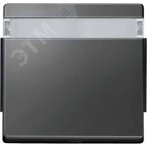 Клавиша с полем для надписи антрацит (MTN343914) 5