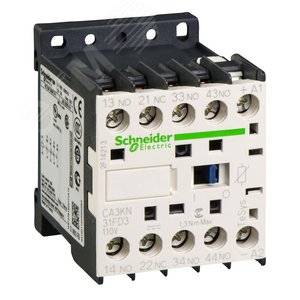 ПРОМЕЖУТОЧНОЕ РЕЛЕ 3НО+НЗ, ЦЕПЬ УПРАВЛЕНИЯ 110 В DC | CA3KN31FD3 | Schneider Electric 2