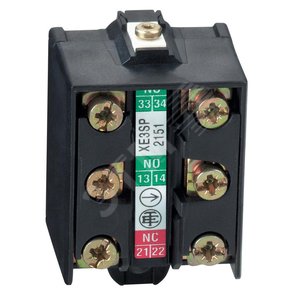 Блок безинерционных контактов 1НЗ2НО - Schneider Electric