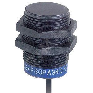 Датчик индуктивный бесконтактный цилиндр 1НО PNP (XS4P30PA340)