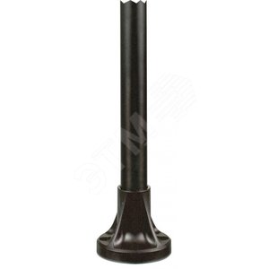 Черн.алюм. труба 400мм с пластик. кроншт.   XVBZ03