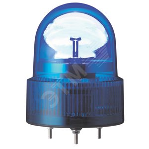 Маячок вращающийся синий 12В 120мм XVR12J06