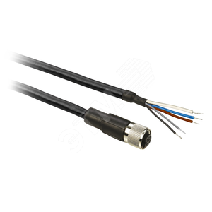 Кабель с коннектером М12,5 PIN, 20М, прямой разъем - Schneider Electric