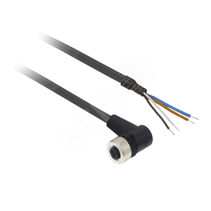 КАБЕЛЬНЫЙ ГНЕЗДОВОЙ РАЗЪЕМ МАМА М12 4 PIN XZCP1241L20 - Schneider Electric