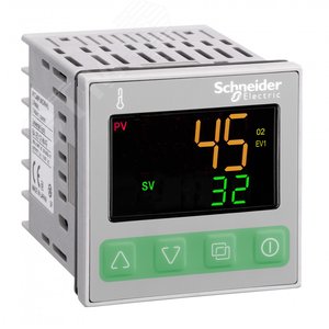 температ. контр., 48 x 48, универс. вх., 1 авар., 2 рел., 24 V ACDC, MODBUS 3