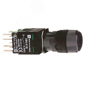КНОПКА 16ММ ЧЕРНАЯ С ВОЗВРАТОМ XB6AA25B | XB6AA25B | Schneider Electric 7
