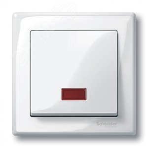 Sys M Клавиша X1 с индикацией, бел - фото 6