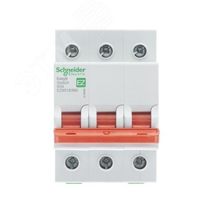 ВЫКЛ. НАГРУЗКИ EASY9 (мод. рубильник) 3П 80А 400В =S= | EZ9S16380 | Schneider Electric - фото 4