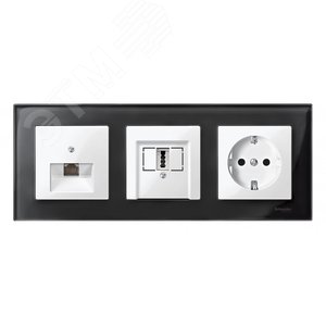 Накладка для аудио розетки белый (MTN296019) 17