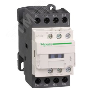 КОНТАКТОР D 4P (4НО), АС1 40 А, НО+НЗ, 48V DС, ОГРАН. ПЕРЕНАПРЯЖЕНИЙ, | LC1DT40ED | Schneider Electric - фото 2