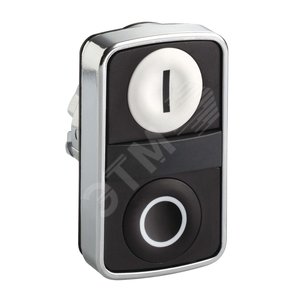 ГОЛОВКА КНОПКИ ДВОЙНАЯ С МАРКИРОВКОЙ ZB4BA7121 | ZB4BA7121 | Schneider Electric