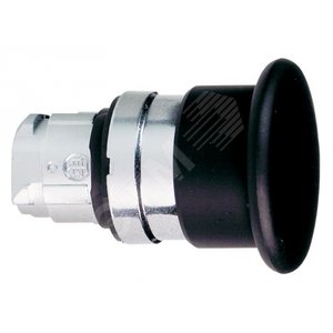 Головка грибовидной кнопки 40мм черная