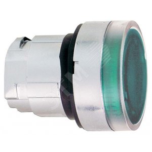 Головка кнопки с подсветкой зеленая - Schneider Electric