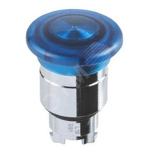 ГОЛ. КНОП, ГРИБ, ПОДС., ПРУЖ. ВОЗВ,СИНЯЯ | ZB4BW463 | Schneider Electric - Schneider Electric
