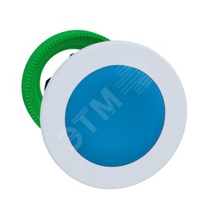 ГОЛОВКА КНОПКИ 22ММ СИНЯЯ, С ЗАДЕРЖКОЙ, ЗАПОДЛИЦО, ПЛАСТИК C1 - Schneider Electric