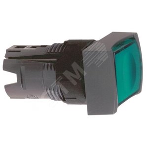 КНОПКА ПРЯМОУГ. С ПОДСВ. ЗЕЛЕНАЯ | ZB6DF3 | Schneider Electric