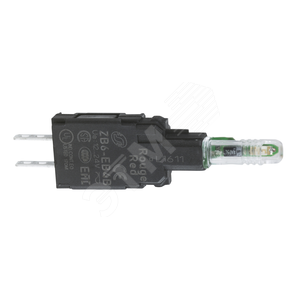 Контактный блок c LED, 48-120В, белый