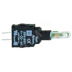 Светодиод 24В зеленый (ZBVB37)