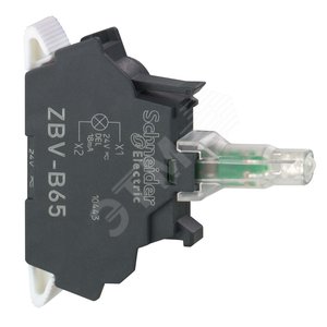 СВЕТ. МОДУЛЬ, СИНИЙ, ВСТР. СВЕТОДИОД, 24 В | ZBVB65 | Schneider Electric