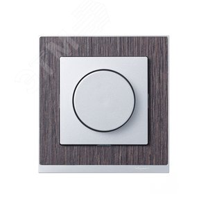 M-Pure Decor Рамка 1 пост венге/алюминий (MTN4010-3671)