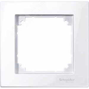 РАМКА M-PLAN 1-МЕСТНАЯ АКТ.БЕЛ | MTN515125 | Schneider Electric - фото 7