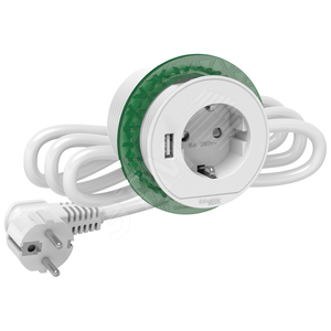 БЛОК РОЗЕТОЧНЫЙ (2К+З)+USB тип А БЕЛЫЙ |INS44004| Schneider Electric - Schneider Electric