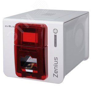Принтер Zenius Expert, USB и Ethernet (цвет панели красный), принтер для цветной, односторонней печати (ZN1H0000RS) - Evolis