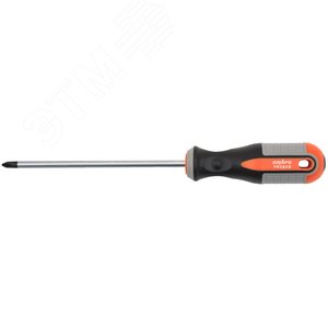 Отвертка стержневая крестовая ROUND GRIP, PH2x150 мм - OMBRA