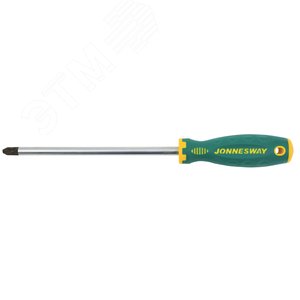 Отвертка стержневая POZIDRIV® ANTI-SLIP GRIP, PZ4x201 - JONNESWAY