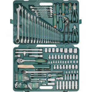 Набор инструмента универсальный 1/2'', 1/4''DR, 127 предметов - JONNESWAY