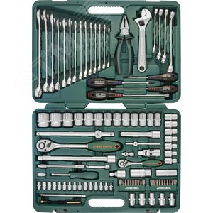 Набор инструмента универсальный 1/4'', 1/2''DR, 101 предмет - JONNESWAY