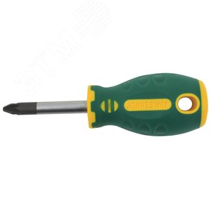 Отвертка стержневая POZIDRIV® ANTI-SLIP GRIP, PZ2x38 - JONNESWAY