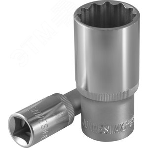Головка торцевая глубокая 12-гранная 1/2‘‘DR, 25 мм - JONNESWAY