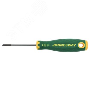 Отвертка стержневая POZIDRIV® ANTI-SLIP GRIP, PZ0x61 - JONNESWAY