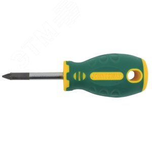 Отвертка стержневая POZIDRIV® ANTI-SLIP GRIP, PZ1x38 - JONNESWAY
