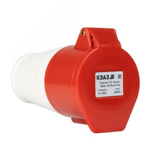 Розетка кабельная 215-16А-6h-380AC-3P+PE+N-IP44 5