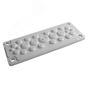 Фланец для ввода кабелей FL21, 25 вводов D5-26 мм IP55/IP65 - КЭАЗ Optima (от-ка)
