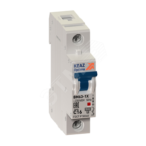 Выключатель нагрузки 1П 40А 400В OptiDin BM63P-140-УХЛ3 (ВМ63Р) - КЭАЗ Optima
