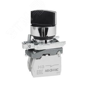 Переключатель OptiSignal D22 C4-S-33 3 положения с фикс металл 2НО XB4BD33 - КЭАЗ Optima