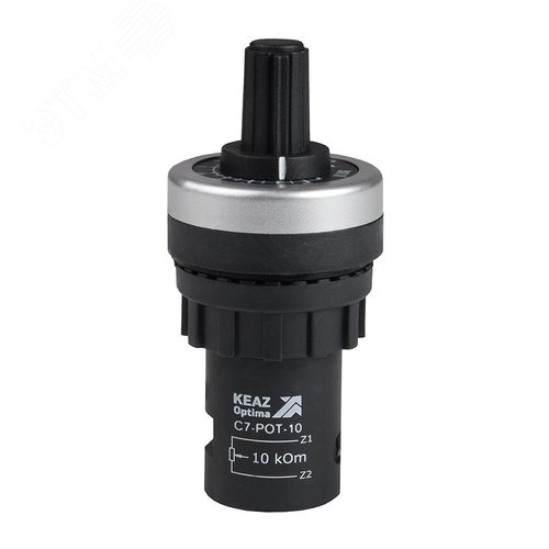 Потенциометр OptiSignal Compact D22 С7-POT-10, 10 кОм XB4BD912R10K - КЭАЗ Optima