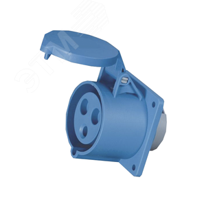 Розетка 323-32А-6h-220AC-2P+PE-IP44 - КЭАЗ (Курский электроаппаратный завод)