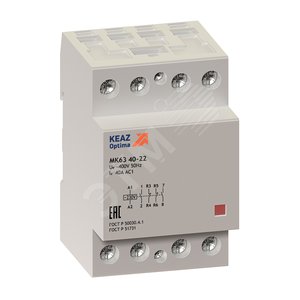 Контактор модульный OptiDin МК63-4040-24AC (236780)
