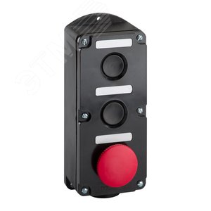 Пост кнопочный ПКЕ 222-3-У2-IP54 (красный гриб) - КЭАЗ (Курский электроаппаратный завод)