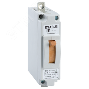 Выключатель автоматический ВА21-29-120010-20А-1.5Iн-240DC-У3