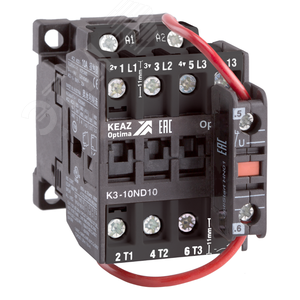 Контактор OptiStart K3-10ND10=220DC | 117233 | КЭАЗ