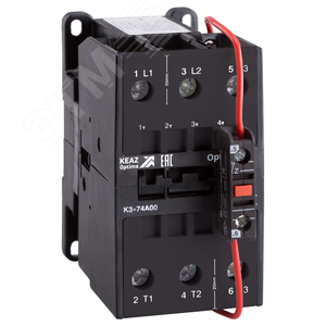 Контактор OptiStart K3-74A00=24DC (117221) - КЭАЗ (Курский электроаппаратный завод)